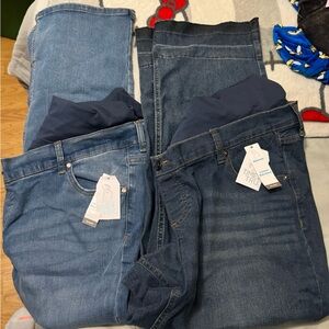 Time and tru maternity jeans